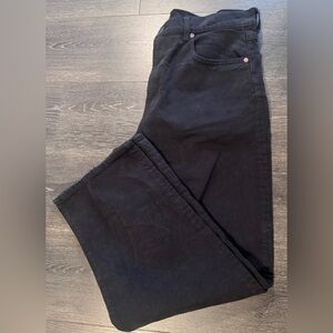 NWT American Eagle Outfitters Men’s EasyFlex Athletic Loose Black Jeans 34x32